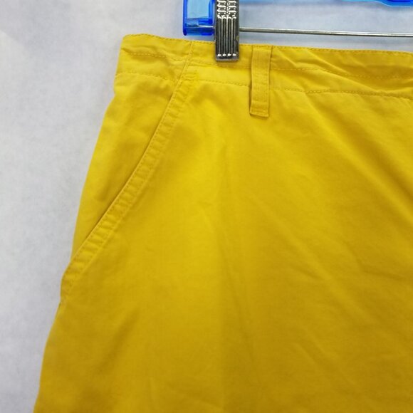 Sundance Junie Jo Chino Pants Womens Petite 14 Clover Yellow Straight Leg Cotton - Picture 5 of 15